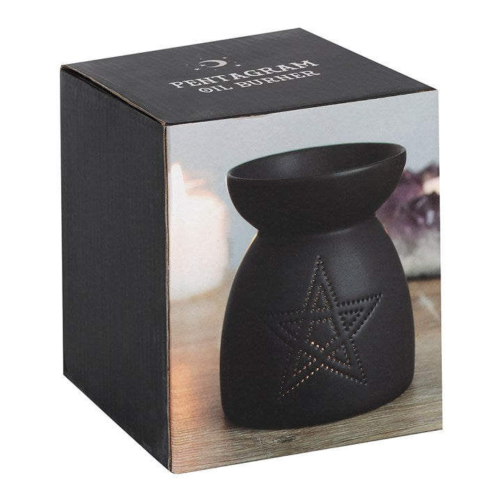 Black Dotted Pentagram Burner