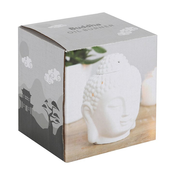 Buddha Head Burner White