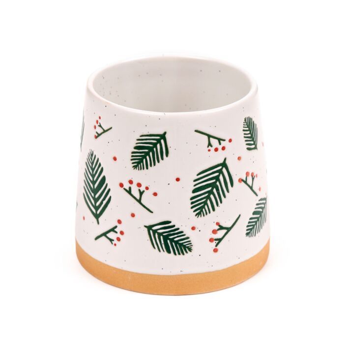 Pine Sprigs & Berries Stoneware Mug