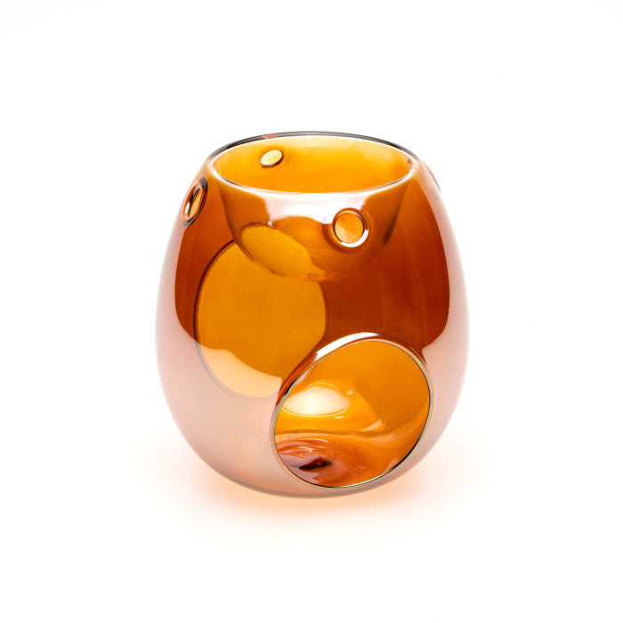 Glass Wax Burner Amber