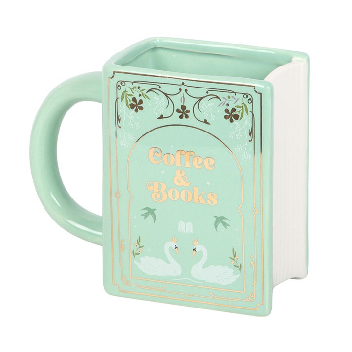 Green Book Shaped Mug