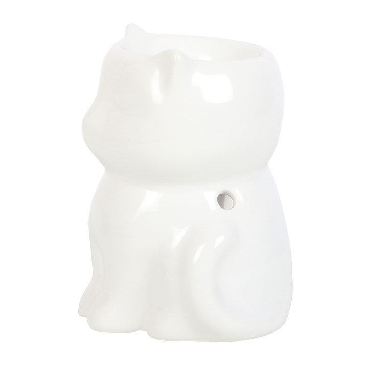 Shiny White Cat Burner