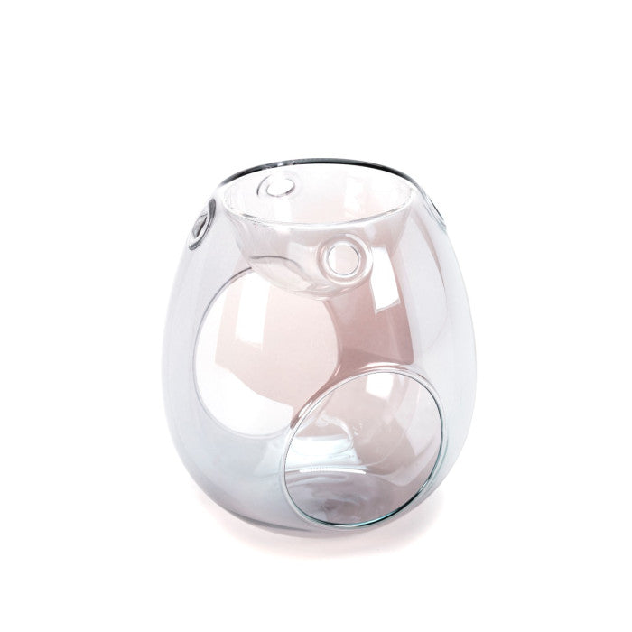 Glass Wax Burner Blueish Grey