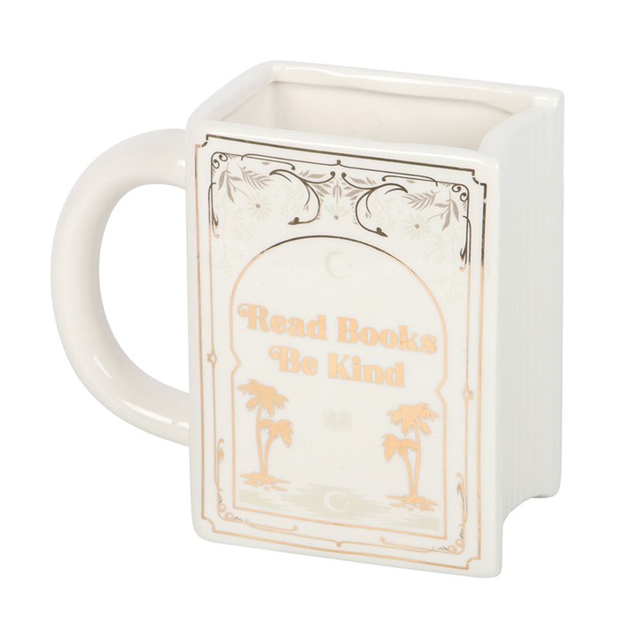 White Book Shaped Mug