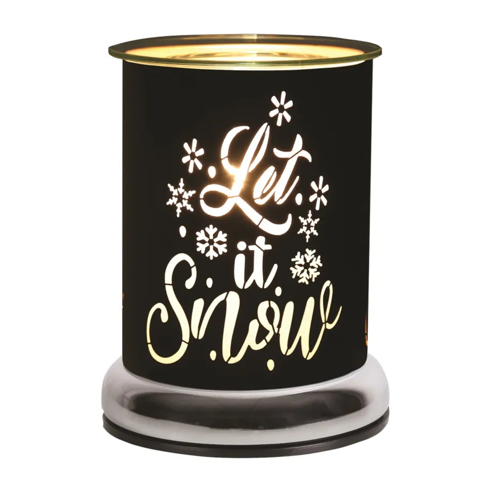 Let It Snow Black Touch Silhouette