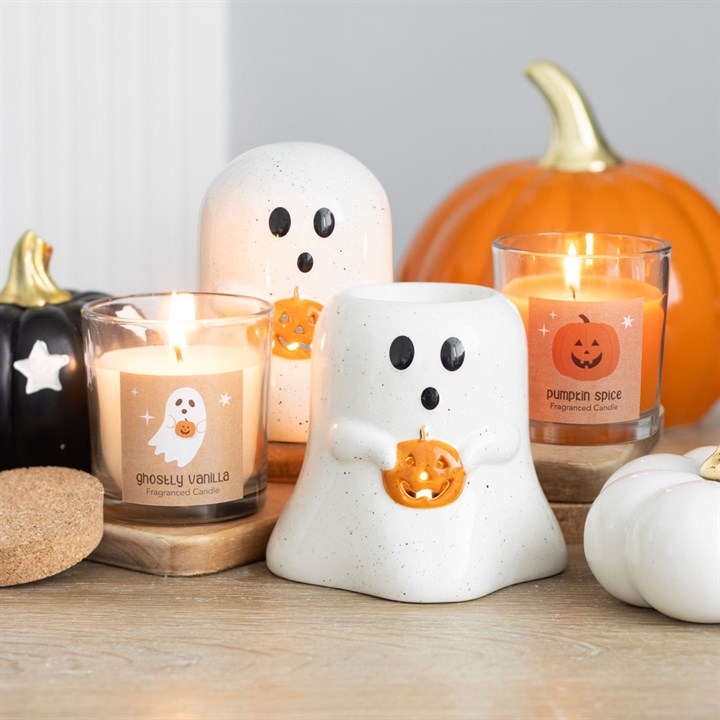 Ghost with Pumpkin Burner
