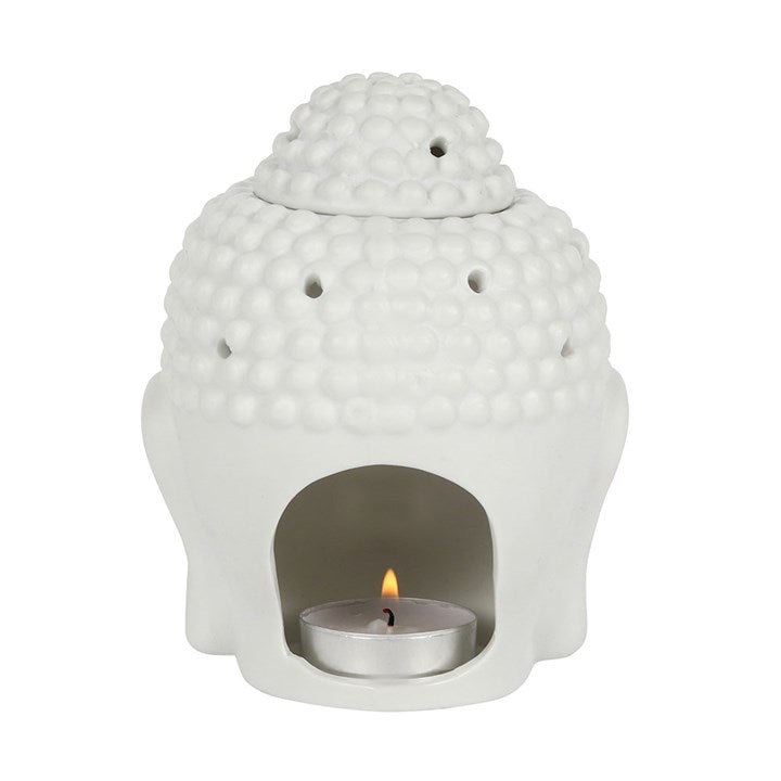 Buddha Head Burner White