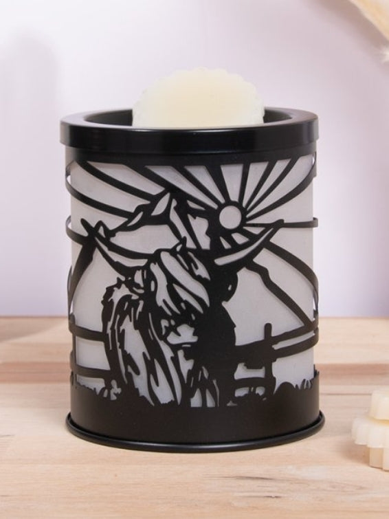 Silhouette Highland Cow Melter