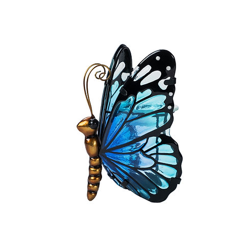 Butterfly Wax Burner Teal Blue