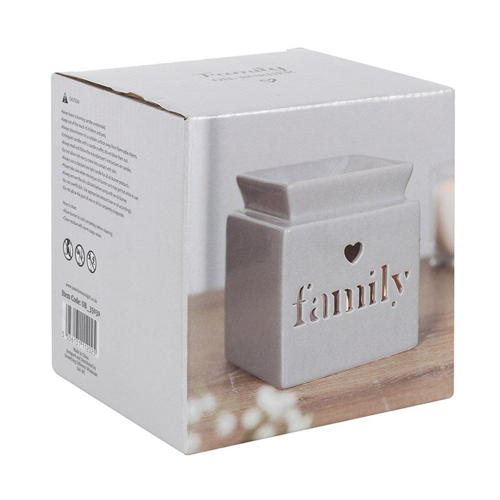 Grey Square Family Burner