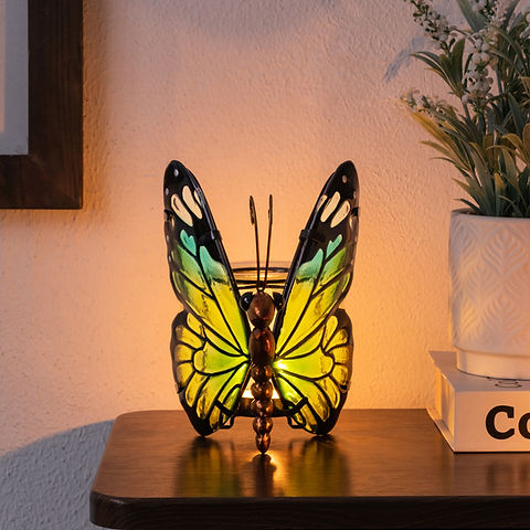 Butterfly Wax Burner Green