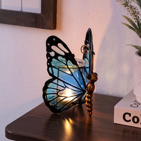 Butterfly Wax Burner Teal Blue