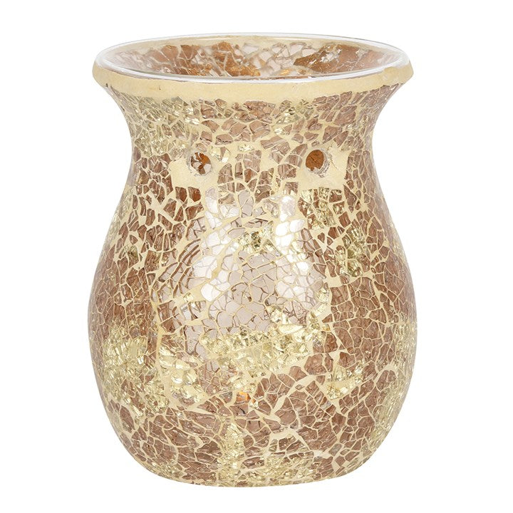 Large Crackle Burner Gold
