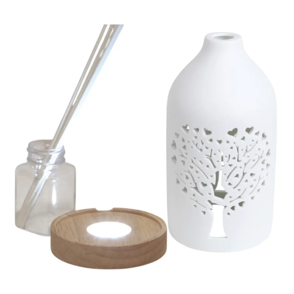 LED Reed Diffuser Heart Tree