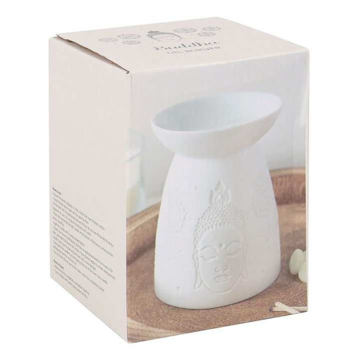 White Ceramic Buddha Burner