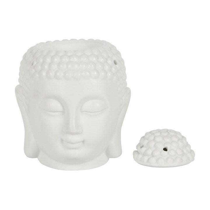 Buddha Head Burner White