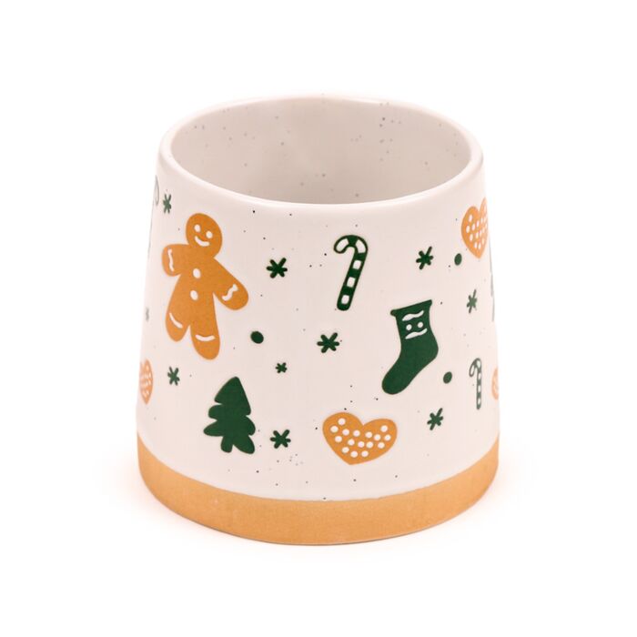 Gingerbread Man Stoneware Mug