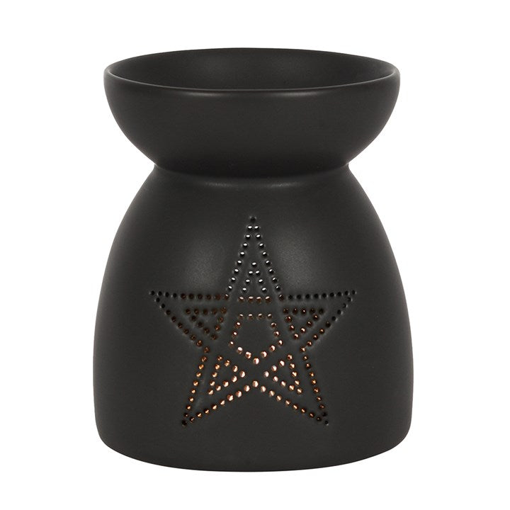 Black Dotted Pentagram Burner