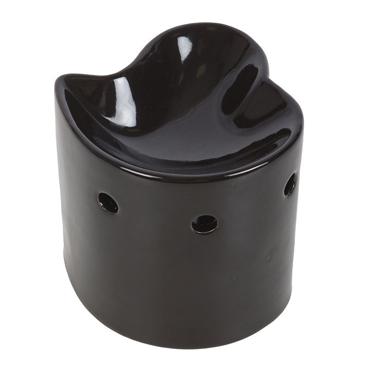 Small Black Heart Shaped Burner