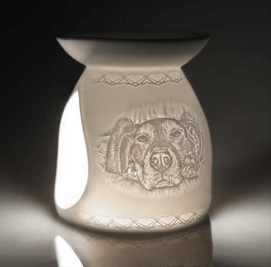 Porcelain Dog Burner