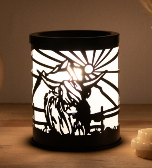 Silhouette Highland Cow Melter