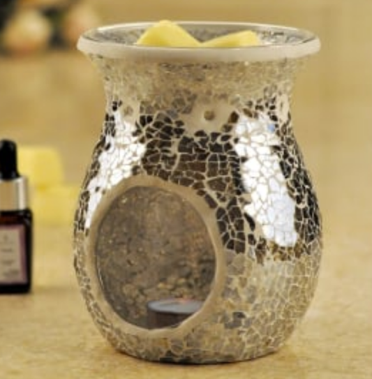 Grey Crackle Burner