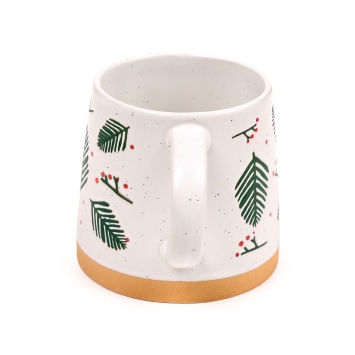 Pine Sprigs & Berries Stoneware Mug