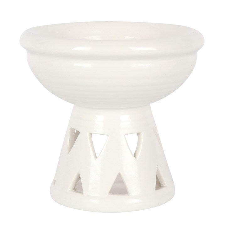 Off White Deep Bowl Burner