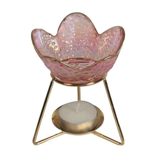 Pink Glass Petal Melter
