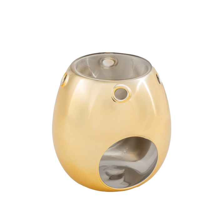 Glass Wax Burner Gold