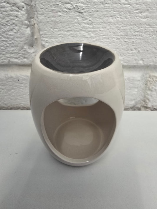 Small Simple Wax Burner Dark Grey