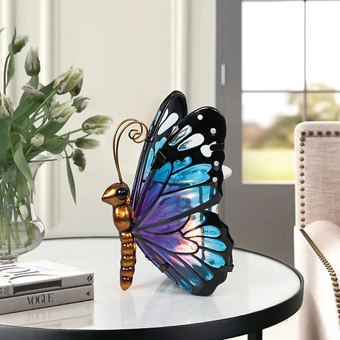 Butterfly Wax Burner Teal Purple