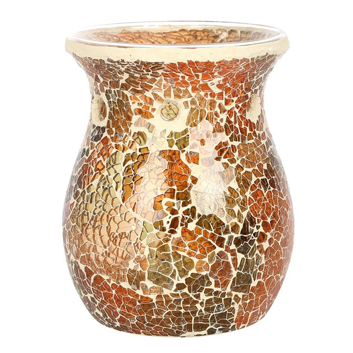 Large Crackle Burner Brown