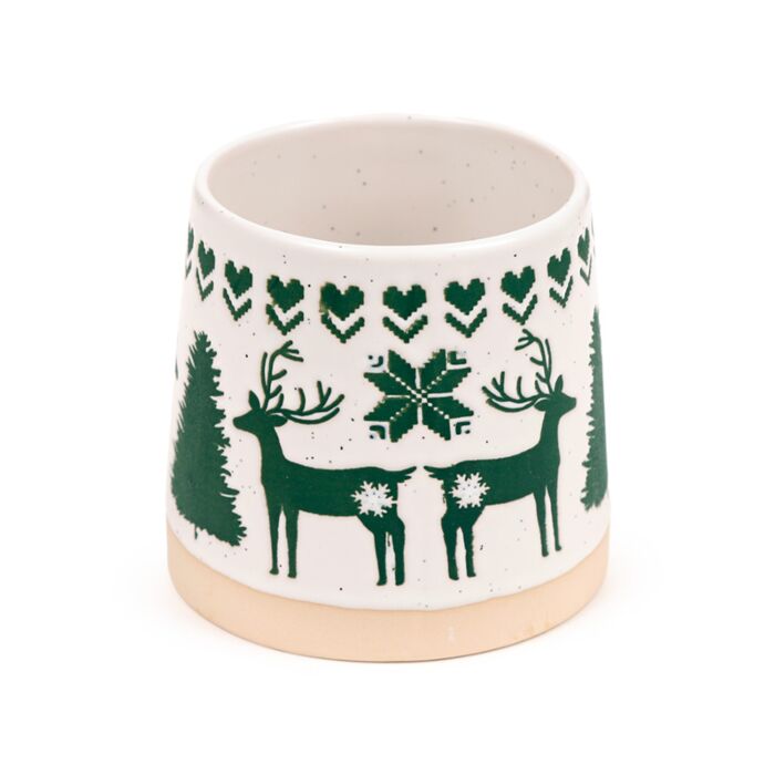 Reindeer Stoneware Mug