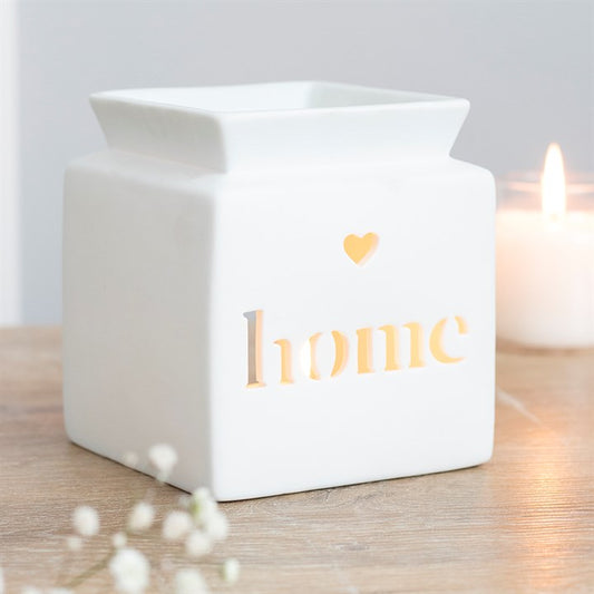 Large Square White Home Burner