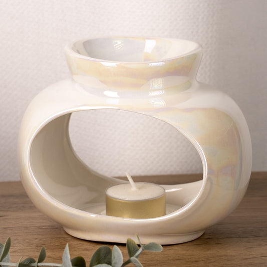 Single Oval Lustre Burner
