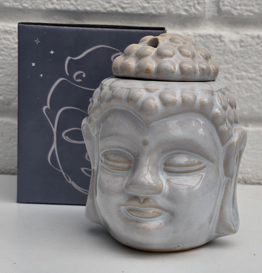 Buddha Head Burner White