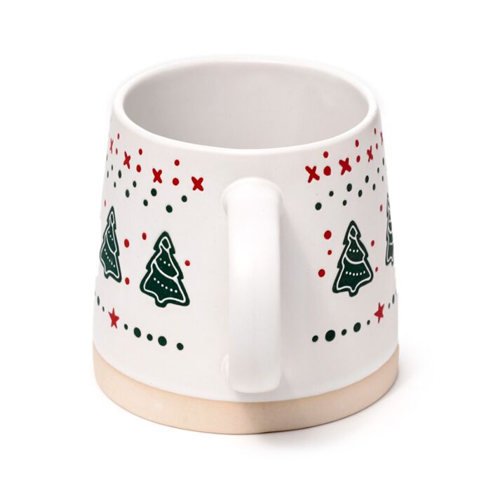 Christmas Tree Stoneware Mug