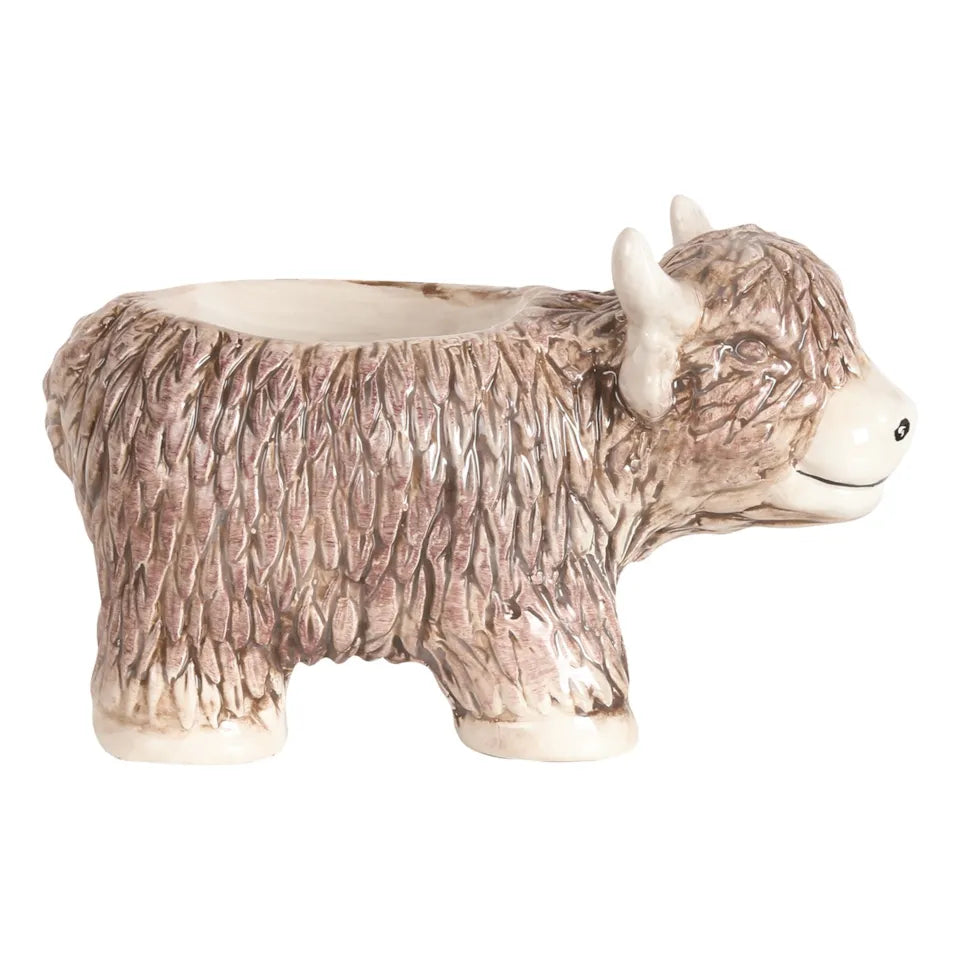 Standing Highland Cow Burner