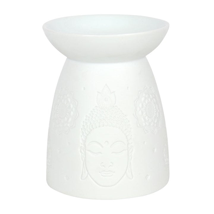 White Ceramic Buddha Burner