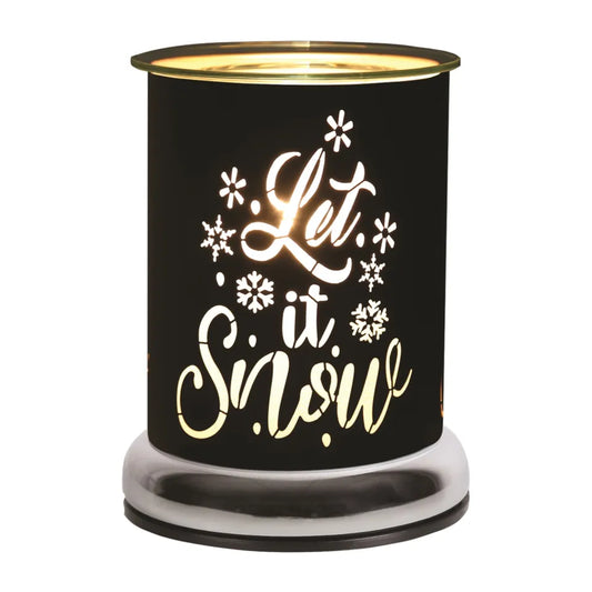 Let It Snow Black Touch Silhouette