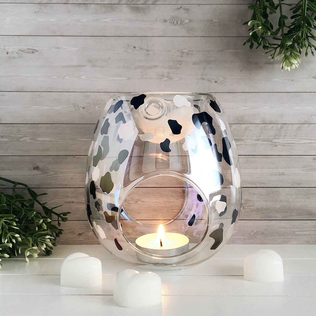 Glass Wax Burner Dalmation
