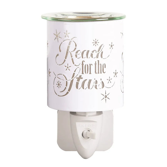 White Reach for the Stars Plug In