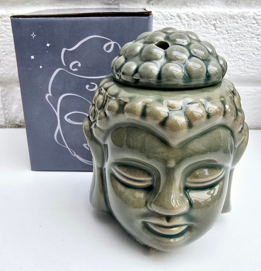 Buddha Head Burner Green