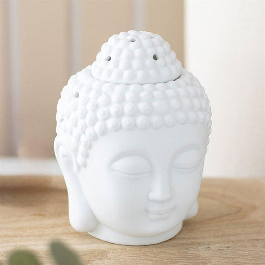 Buddha Head Burner White