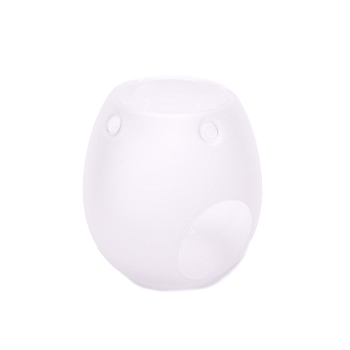 Glass Wax Burner Frosted White