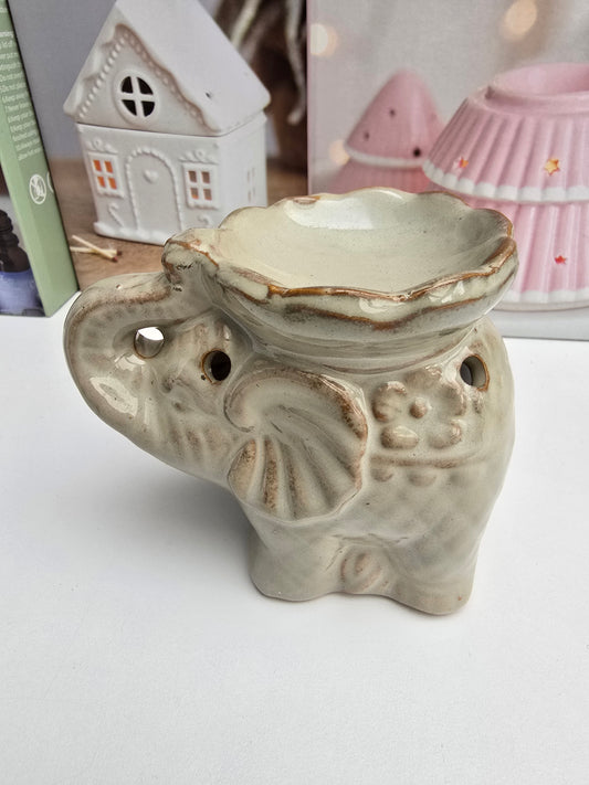 Cream Elephant Burner