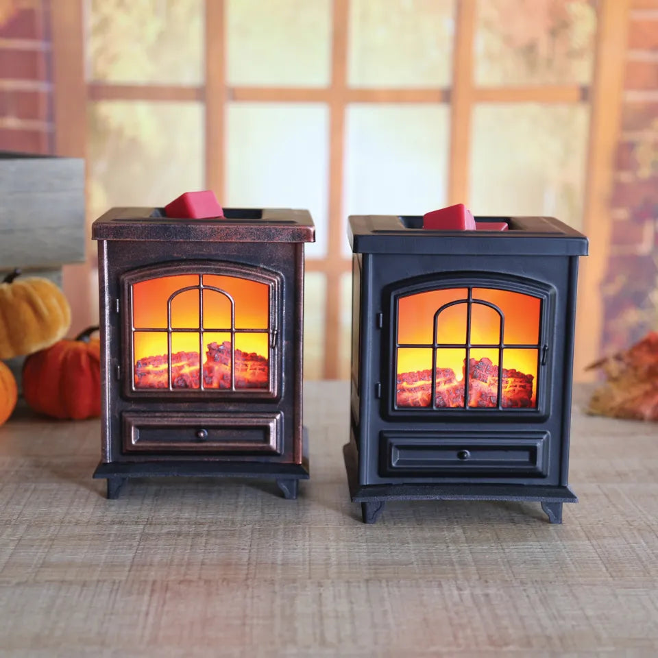 Black Log Burner Melter
