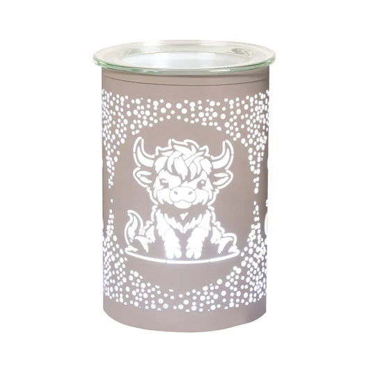 Highland Cow White LED Melter