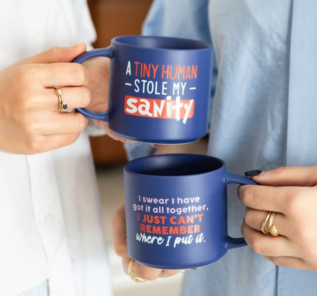 A tiny human stole my sanity Mug